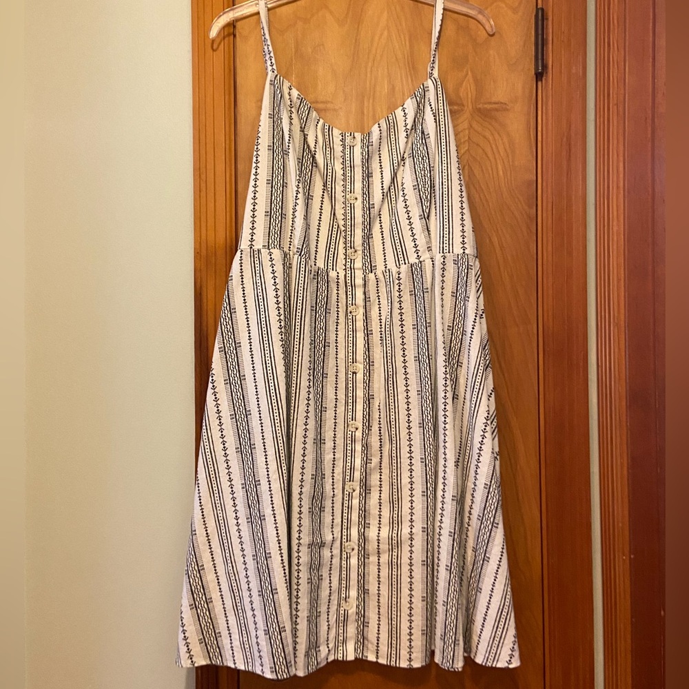 Old Navy XXL black and cream Aztec print dress NWOT